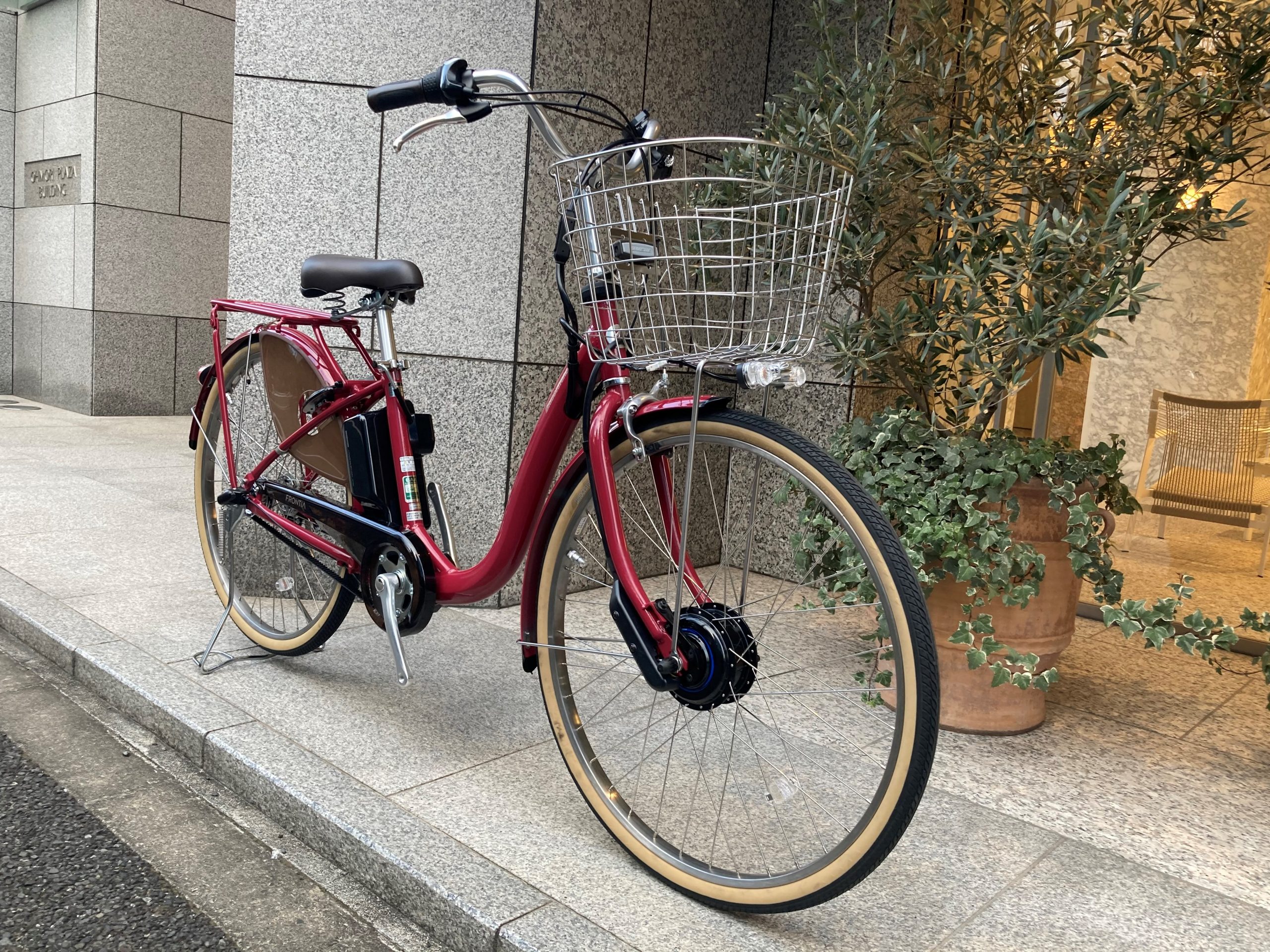 最大5％セット割BRIDGESTONE　電動アシスト自転車　フロンティアデラックス　F.Xカラメルブラウン/26インチ新品/未使用 電動アシスト自転車