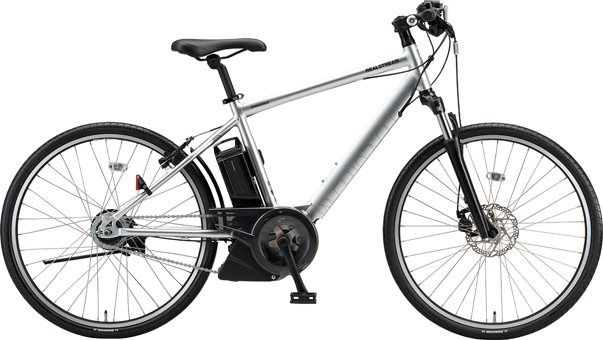 正規品格安ジャンク 引き取りBRIDGESTONE リアルストリーム 電動アシスト自転車 自転車本体